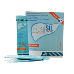Realsil Oro 28 Bustine Orosolubili Integratore Antiossidante Disitossicante Del Fegato Con Vitamina E E Cardo Mariano