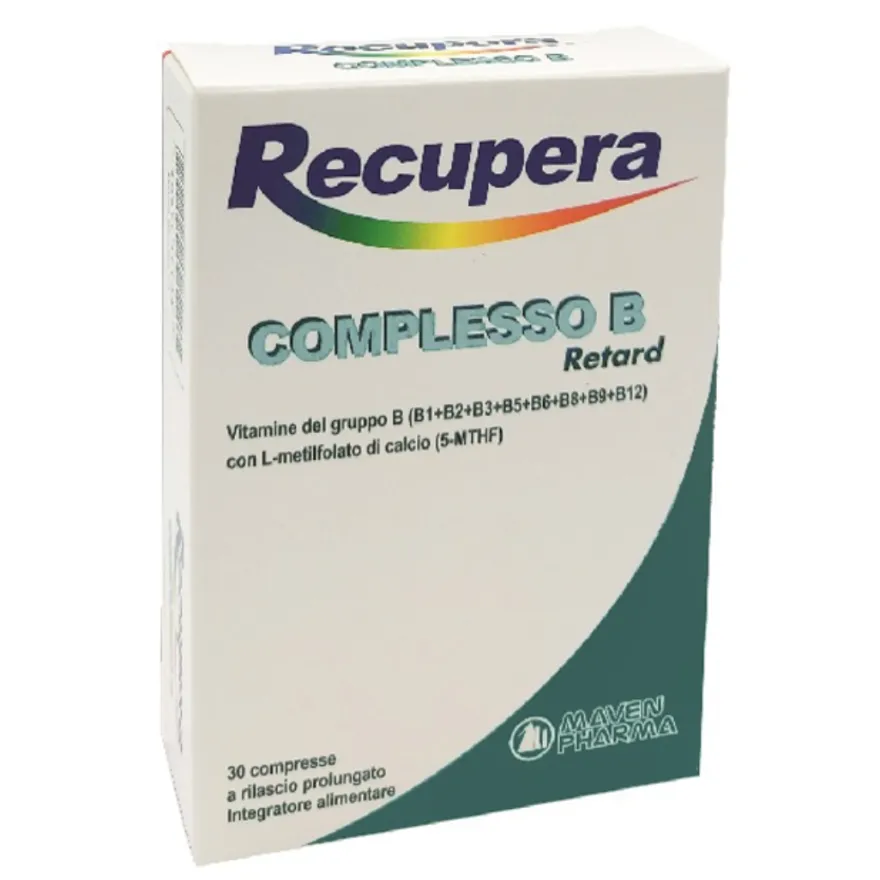 Recupera Complesso B Retard Integratore Vitamine B 30 Compresse