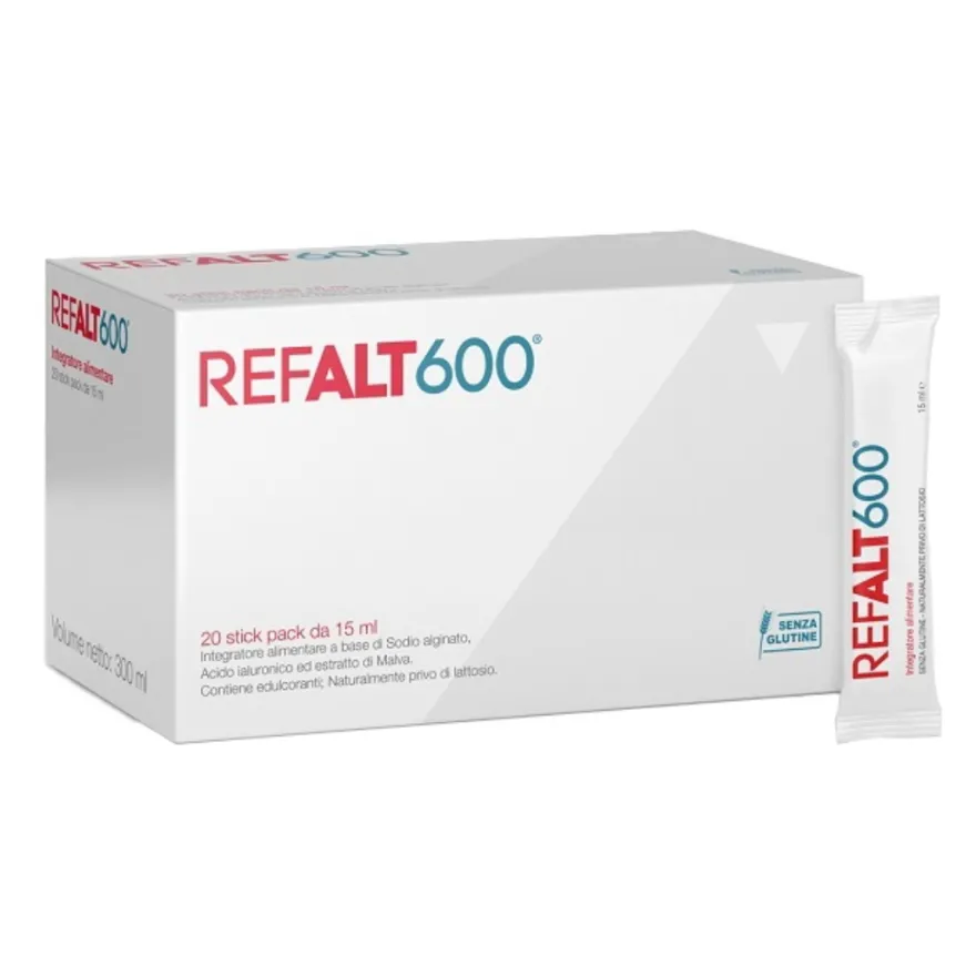 Refalt 600 Integratore Per Reflusso 20 Stick Pack