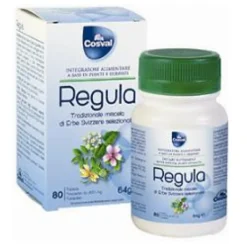 Regula 800mg Miscela Erbe Svizzere Integratore Regolarità Intestinale 80 Compresse