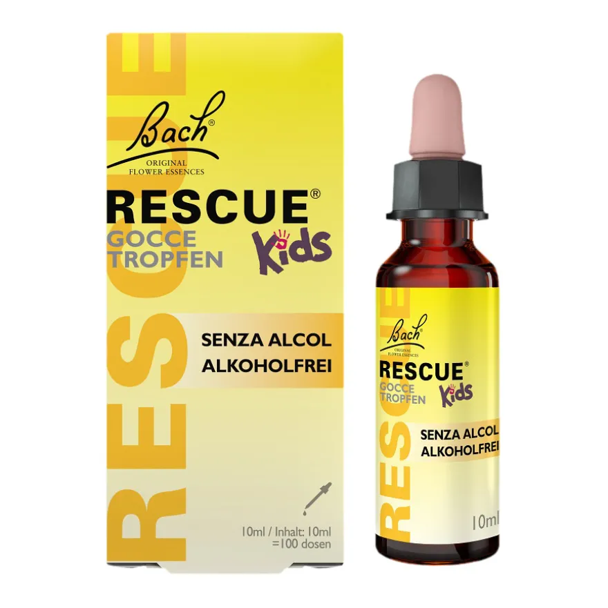 Rescue Gocce Fiori Di Bach Senza Alcol 10ml