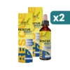 Rescue Night senza alcol omeopatico per stress bipacco 2x20ml