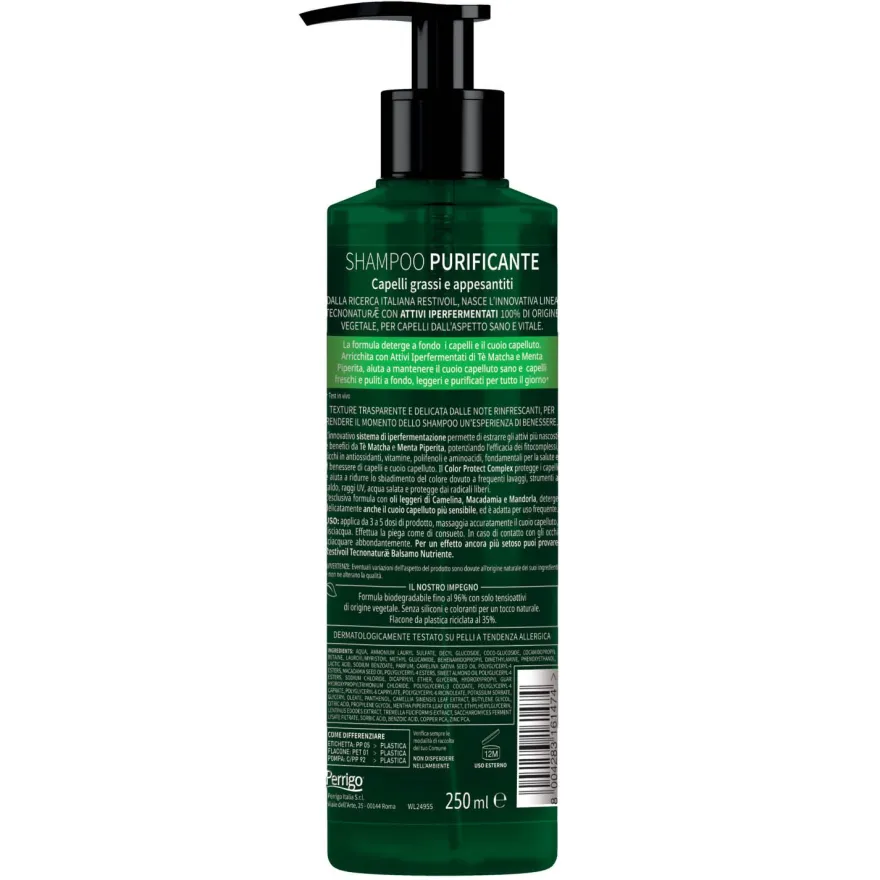 Restivoil Tecnonaturae Shampoo Capelli Grassi 250ml