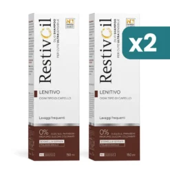 Restivoil Zero Prurito E Irritazione Shampoo Tutti Tipi Di Capelli 2 confezioni da 150ml