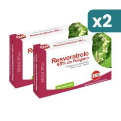 Resveratrolo 98% Integratore Benessere Cardiovascolare 2 confezioni da 60 Compresse