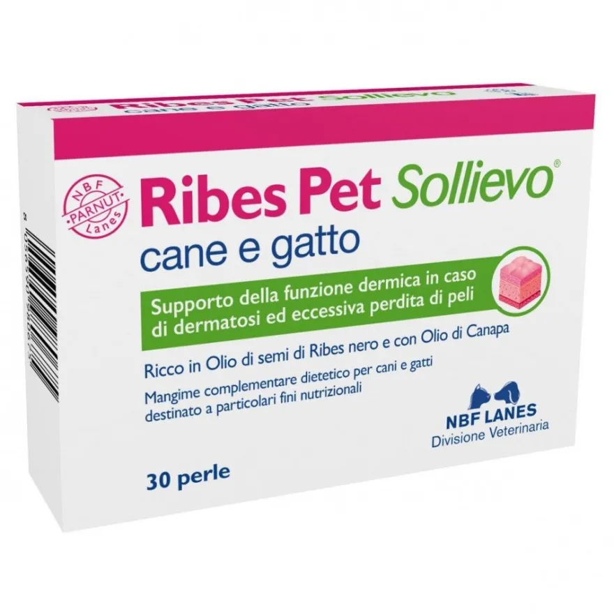 Ribes Pet Sollievo Blister Integratore Cani Gatti 30 Perle