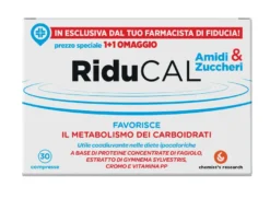 Riducal Amidi E Zuccheri Integratore Metabolico 30 Compresse