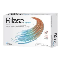 Rilase 24 Capsule Rilassamento Benessere Mentale 500mg 24 Capsule