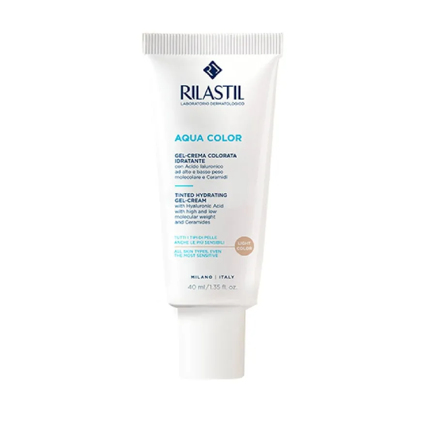 Rilastil Aqua Color Gel-crema Colorata Idratante Medium 40ml