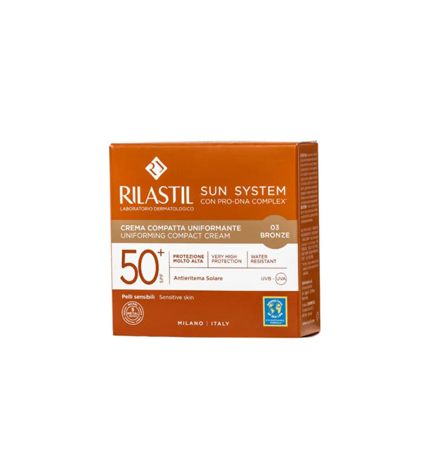 Rilastil Sun System Crema Compatta Spf50+ Bronze 10ml