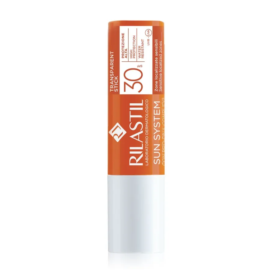 Rilastil Sun System Spf30 Stick Solare Labbra Trasparente 4ml