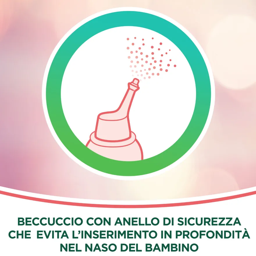 Rinazina Aquamarina Family Spray Nasale Isotonico Acqua Di Mare Lavaggi Nasali Neonati Adulti 100ml