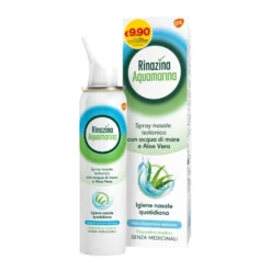 Rinazina Aquamarina Spray Nasale Isotonico Con Aloe Vera Igiene Quotidiana 100ml