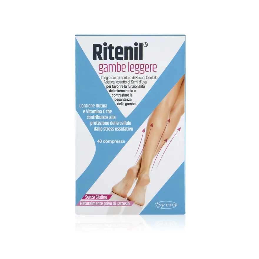 Ritenil Gambe Leggere 40 Compresse