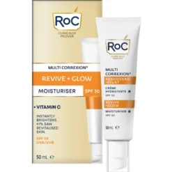 Roc Multi Correxion Revive + Glow Crema Viso Giorno Spf30 Illuminante 50ml