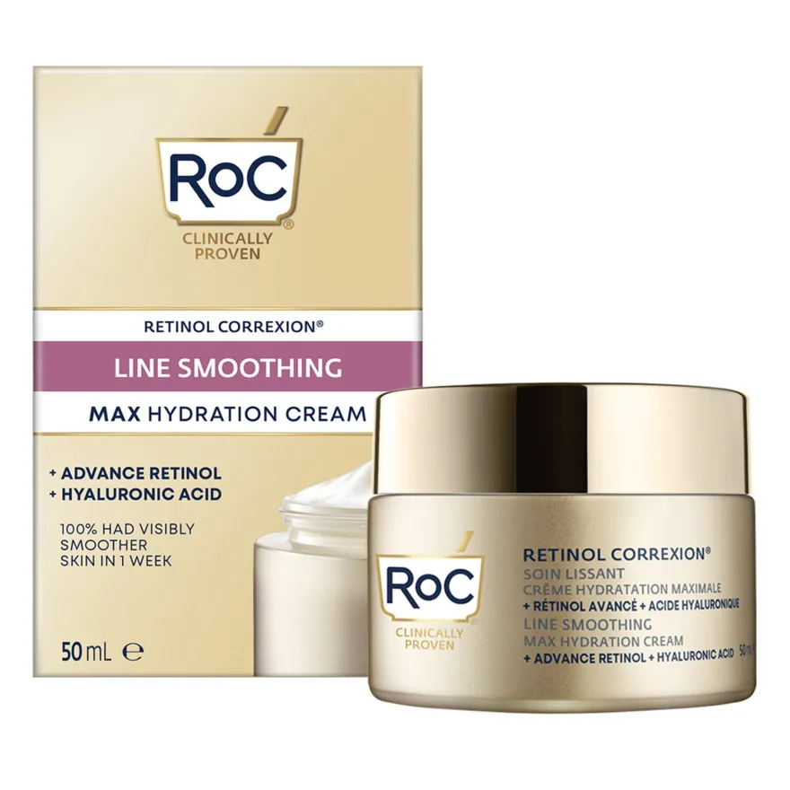 Roc Retinol Correxion Line Smoothing Crema Viso 50ml