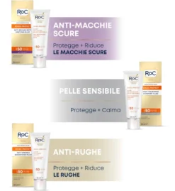 Roc Soleil Protect Fluido Solare Viso Spf50 Elevata Tollerabilità 50ml