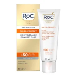 Roc Soleil Protect Fluido Solare Viso Spf50 Elevata Tollerabilità 50ml