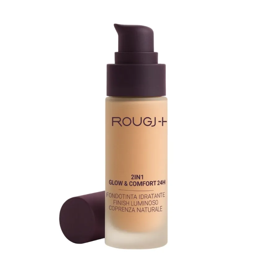 Rougj Fondotinta 2in1 Glow Comfort 24h 04 Amber 30ml