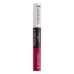 Rougj 2in1 Tint&shine Rossetto Liquido E Lip Gloss 04 Sour Cherry 1 Pezzo