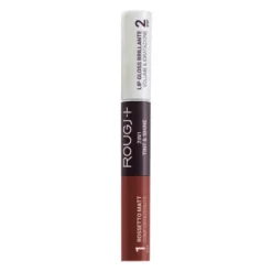 Rougj 2in1 Tint&shine Rossetto Liquido E Lip Gloss 02 Nude Brown 1 Pezzo
