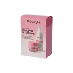 Rougj Kit Doppia Detersione Burro Struccante 80ml + Mousse Detergente 150ml
