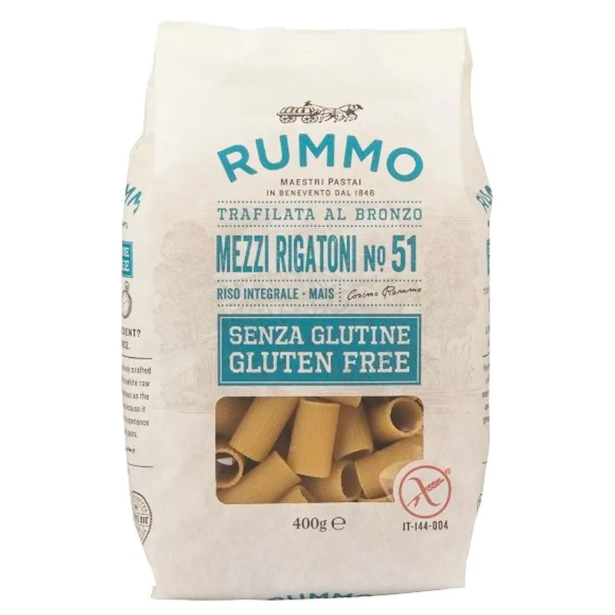 Rummo Mezzi Rigatoni N51 Pasta Senza Glutine 400g