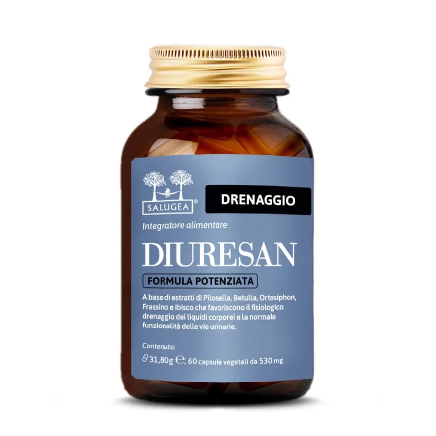 Salugea Diuresan Formula Potenziata Drenaggio Dei Liquidi 60 Capsule