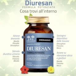 Salugea Diuresan Formula Potenziata Drenaggio Dei Liquidi 60 Capsule