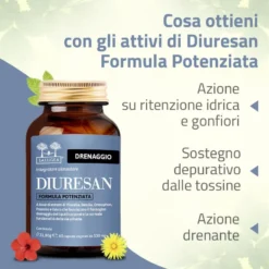Salugea Diuresan Formula Potenziata Drenaggio Dei Liquidi 60 Capsule