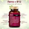 Salugea Ferro + B12 Integratore Ferro E Vitamina B12 60 Capsule