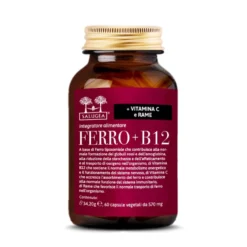 Salugea Ferro + B12 Integratore Ferro E Vitamina B12 60 Capsule