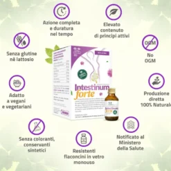 Salugea Intestinum Forte Integratore Per L’intestino 18 Flaconcini