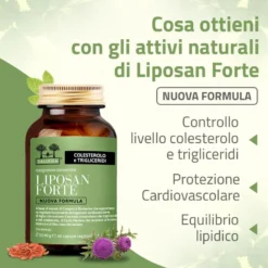 Salugea Liposan Forte Nuova Formula Colesterolo E Trigliceridi 60 Capsule