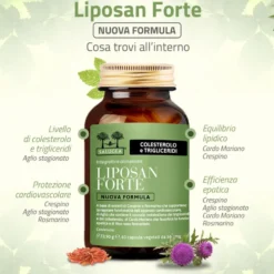 Salugea Liposan Forte Nuova Formula Colesterolo E Trigliceridi 60 Capsule