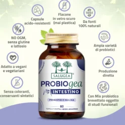 Salugea Probiogea Intestino Integratore Probiotico 60 Capsule