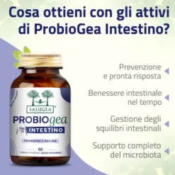 Salugea Probiogea Intestino Integratore Probiotico 60 Capsule