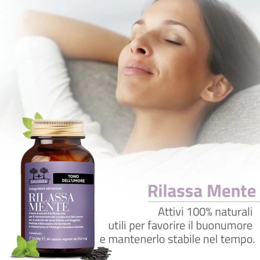 Salugea Rilassa Mente Buonumore Calma E Lucidità Mentale 60 Capsule