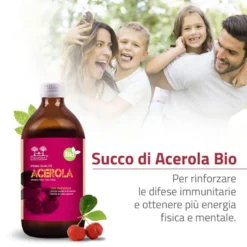 Salugea Succo Di Acerola Biologico 100% Puro 500ml