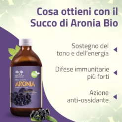 Salugea Succo Di Aronia Biologico 100% Puro 500ml