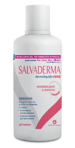 Salvaderma Dermoliquido Rosa Detergente Intimo 500ml