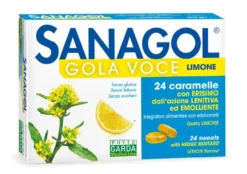 Sanagol Gola Voce Limone 24 Caramelle