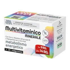 Sanavita Multivitaminico Minerale Integratore Metabolismo Energetico 30 Compresse