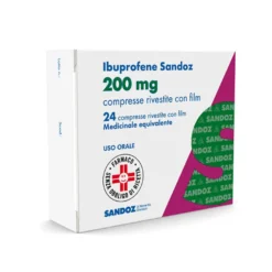 Sandoz Ibuprofene Antidolorifico 200mg 24 Compresse Rivestite