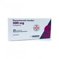 Sandoz Paracetamolo 500mg Dolore E Febbre 20 Compresse