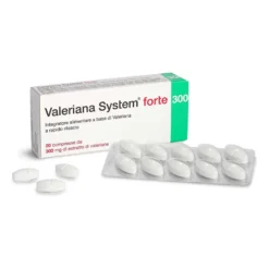 Sanifarma Valeriana System Forte 300mg Integratore Rapido Rilascio 20 Compresse
