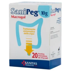 Sanipeg Macrogol Lassativo Polvere Soluzione Orale 20 Buste
