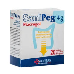 Sanipeg Macrogol Polvere Trattamento Stipsi 20 Bustine