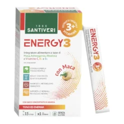 Santiveri Energy 3 Stick Integratore Tono Ed Energia 15 Stick
