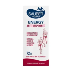 Sauber Energy Antitraspirante Crema Deodorante 72h 35ml